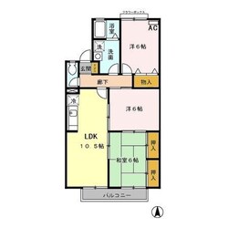 ファミール本郷C棟の物件間取画像